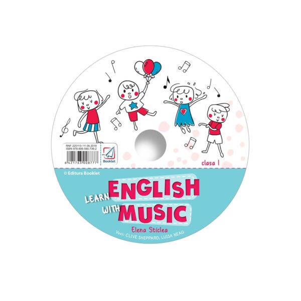 CD audio Learn English with music - clasa I