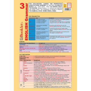 Pliant Booklet’s English Grammar 3