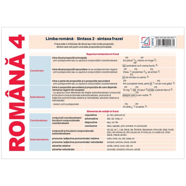 gmp41 Pliant limba romana - Sintaxa Frazei