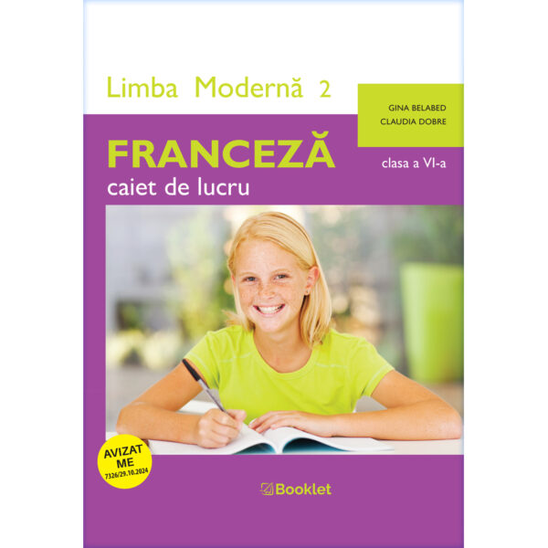 fr075-av Limba modernă 2 - Franceză - caiet de lucru pentru clasa a VI-a