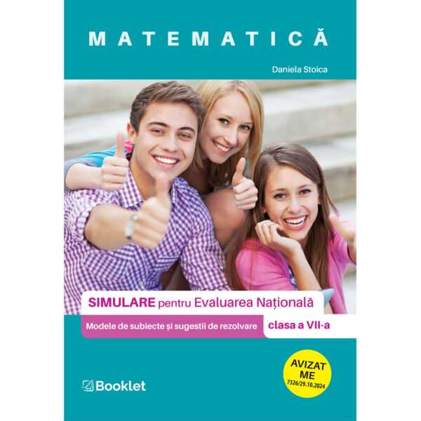 Matematică - Evaluare Națională - Simulare clasa a VII-a - Ed. 2024